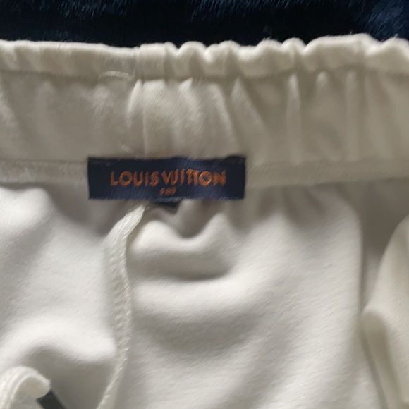 Louis Vuitton White Track Pants Sweat Pants - Picture 1 of 3